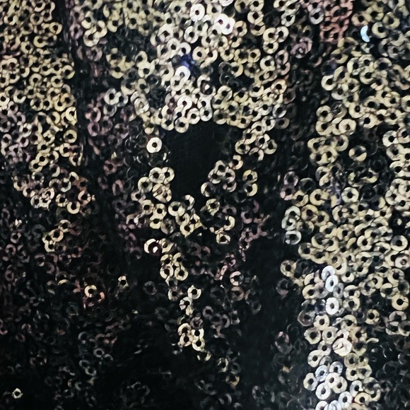 May & July Black/Gold Sequin Leggings - Picture 2 of 3